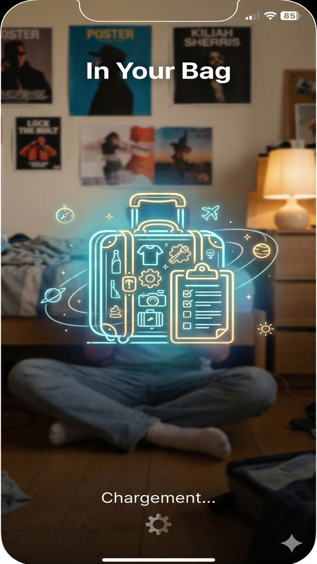 In Your Bag — Aperçu de l'application